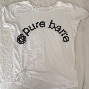 Pure Barre White Tee